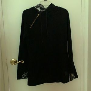 Ambersand brand doublehood hoodie